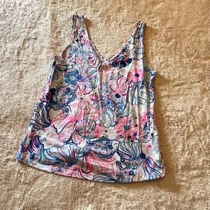Lilly Pulitzer Gigi tank top size small in Prosecco pink